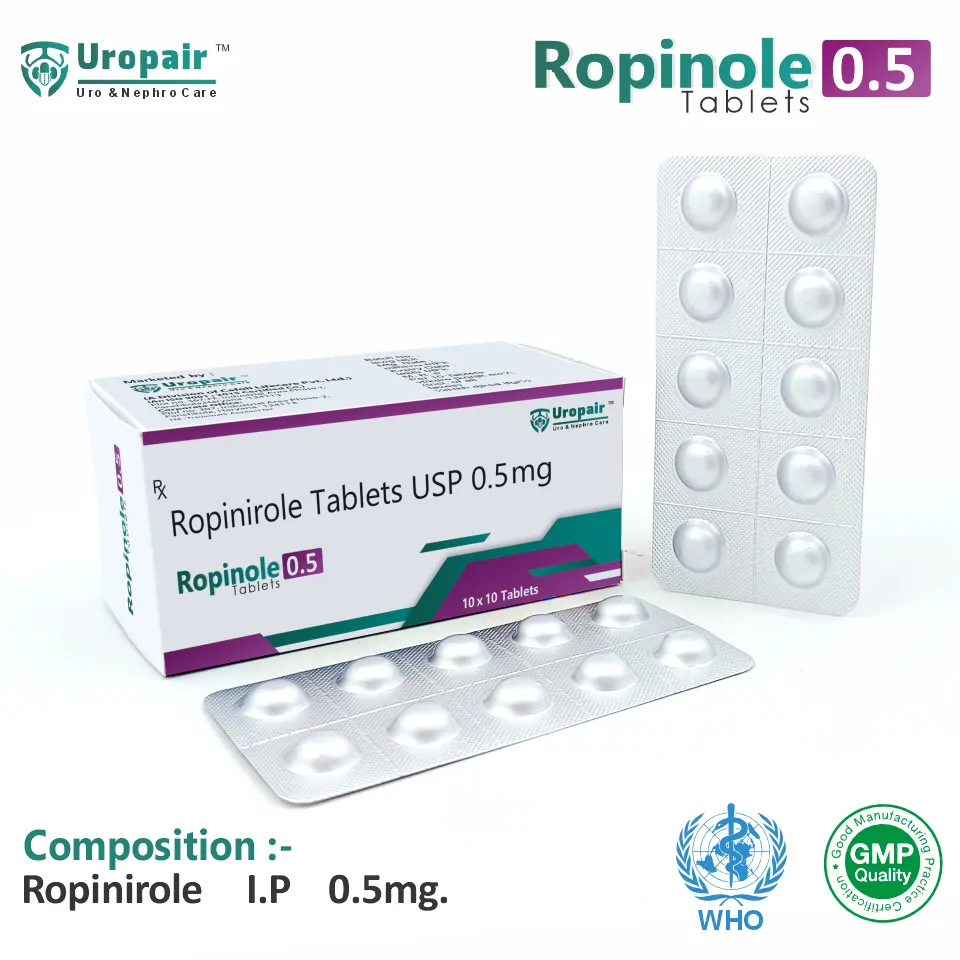 Ropinirole 0.5mg Tablet PCD Pharma